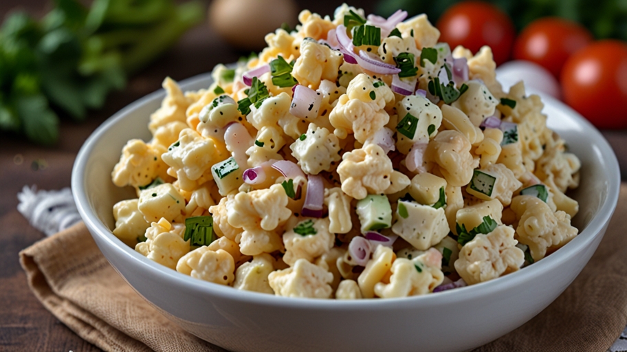 Keto Cauliflower “Mac” Salad Recipe