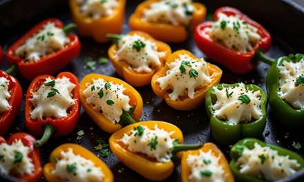 Keto Cheese-Stuffed Mini Peppers Recipe