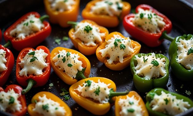 Keto Cheese-Stuffed Mini Peppers Recipe