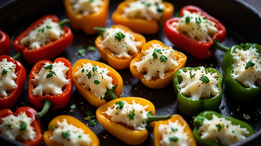 Keto Cheese-Stuffed Mini Peppers Recipe