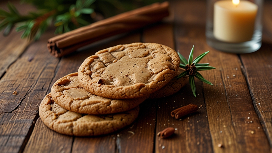 Keto Chewy Ginger Cookies