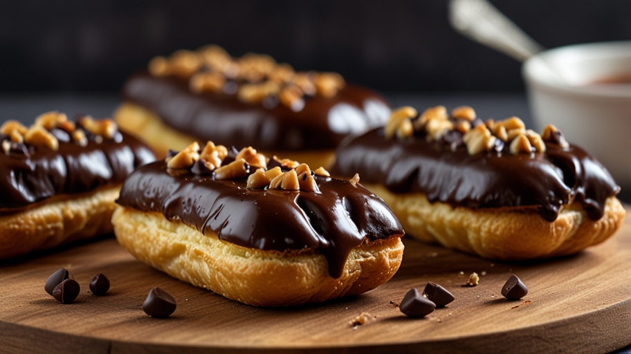 Keto Chocolate Eclairs