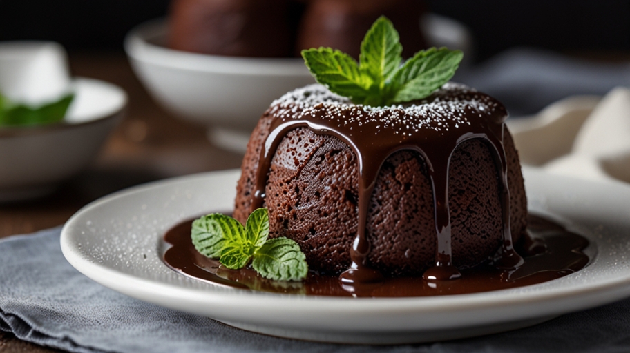 Keto Chocolate Lava Cake