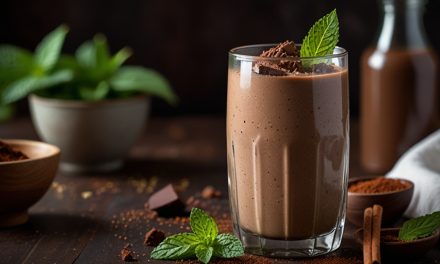 Keto Chocolate Mint Smoothie Recipe