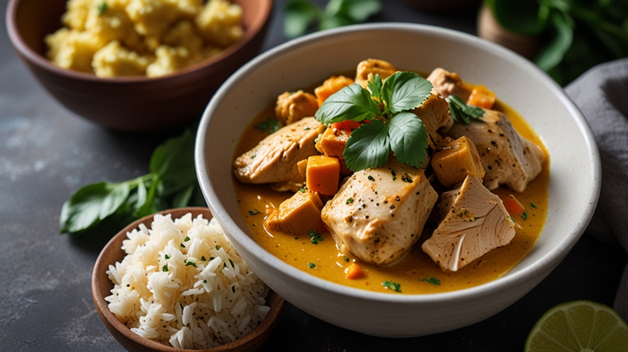 Keto Coconut Curry Chicken