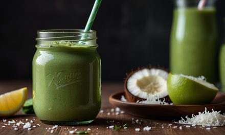 Keto Coconut Matcha Green Tea Smoothie Recipe