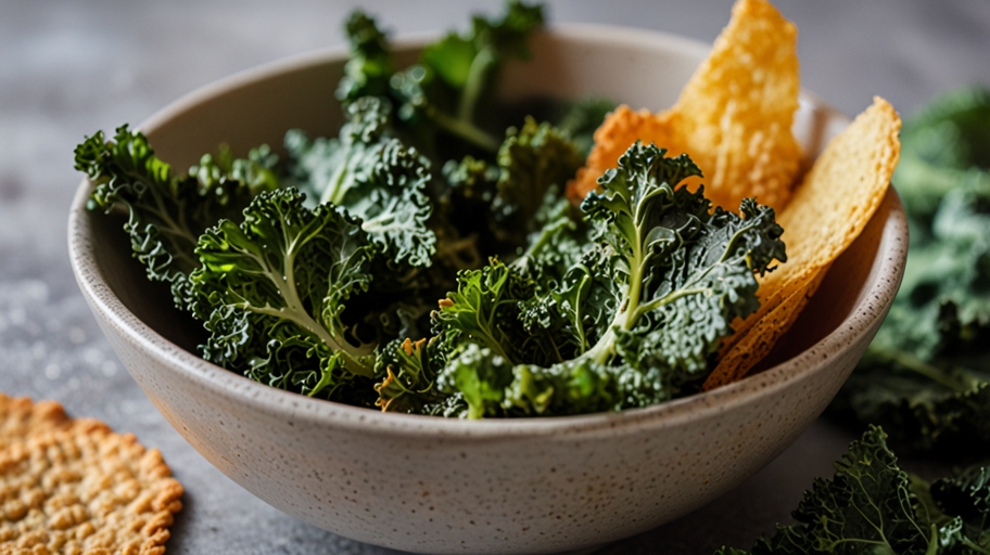 Keto Crispy Kale Chips