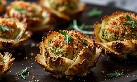 Keto Crispy Parmesan-Crusted Artichoke Hearts Recipe