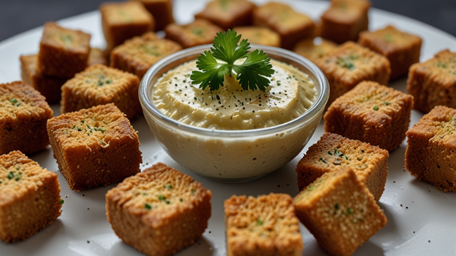 Keto Crispy Tofu Bites