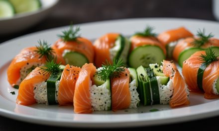 Keto Cucumber and Smoked Salmon Rolls Recipe