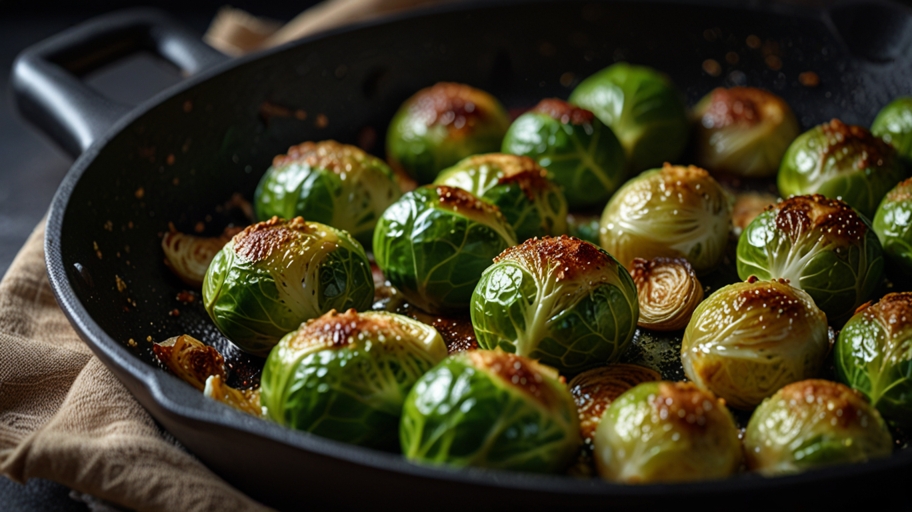 Keto Garlic Butter Brussels Sprouts