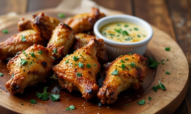 Keto Garlic Parmesan Chicken Wings