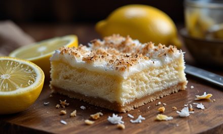 Keto Lemon Coconut Bars