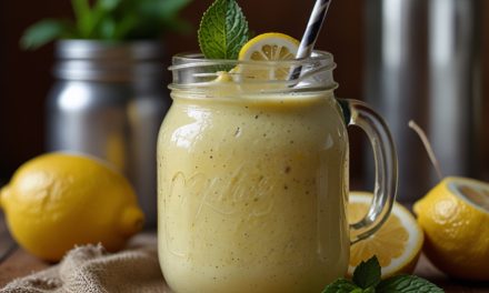 Keto Lemon Ginger Smoothie Recipe