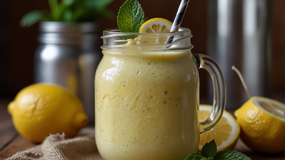 Keto Lemon Ginger Smoothie Recipe