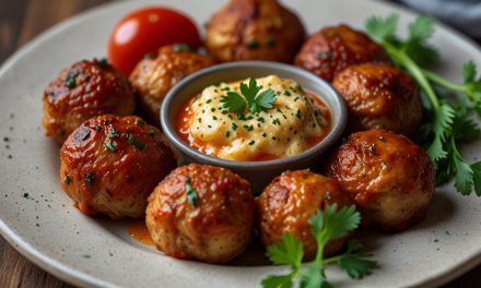 Keto Mini Chicken Meatballs Recipe