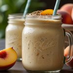 Keto Peach Cream Smoothie Recipe