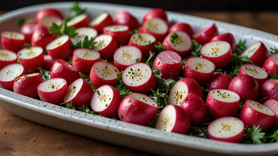 Keto Radishes with Herb Butter