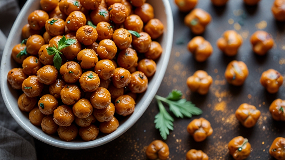 Keto Roasted Spicy Chickpeas Recipe