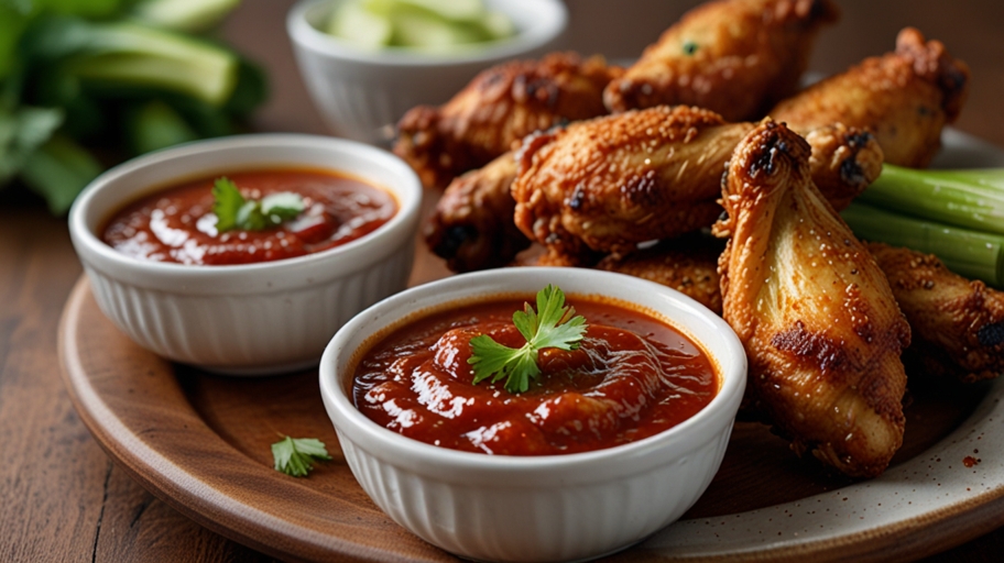 Keto Spicy Air Fryer Chicken Wings