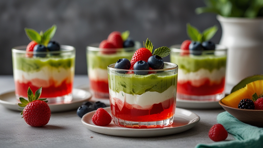 Keto Sugar-Free Jello with Whipped Cream