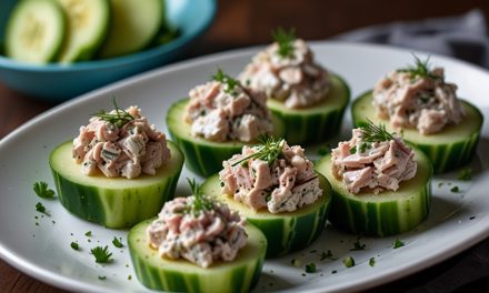 Keto Tuna Cucumber Bites Recipe