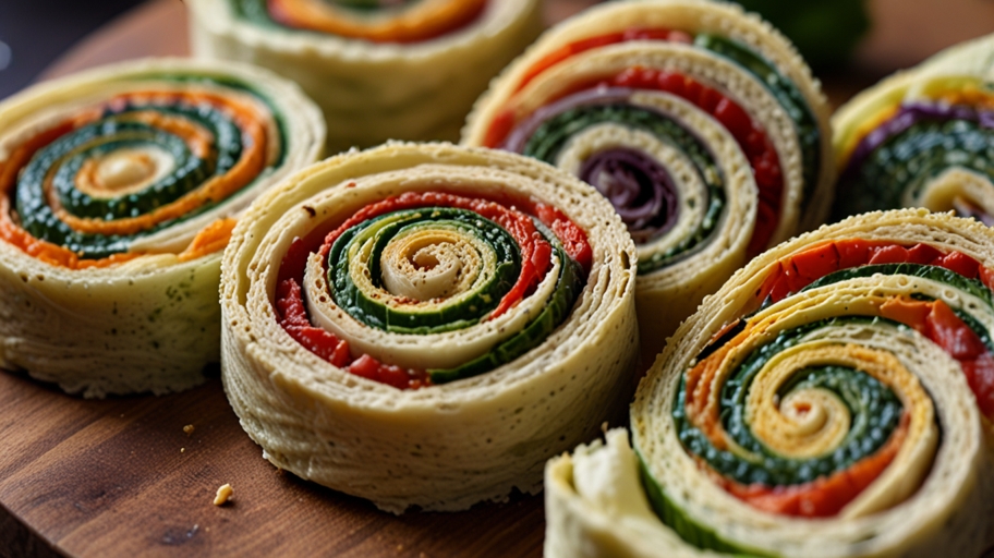 Keto Veggie Pinwheels Recipe