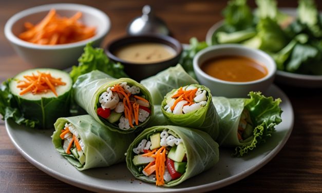 Keto Veggie Spring Rolls Recipe