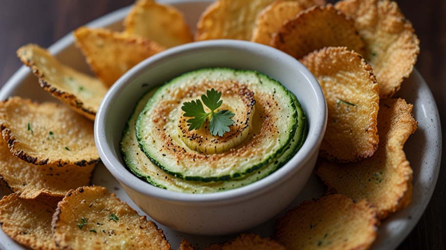 Keto Zucchini Chips