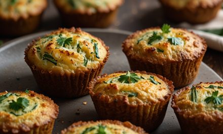 Keto Zucchini and Cheese Muffins Recipe