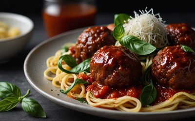 Keto Beef Meatballs with Zoodles Recipe