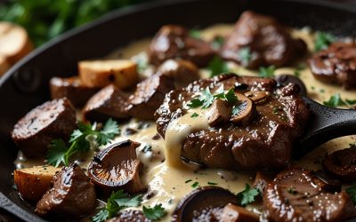 Keto Beef Mushroom Skillet Recipe