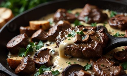 Keto Beef Mushroom Skillet Recipe