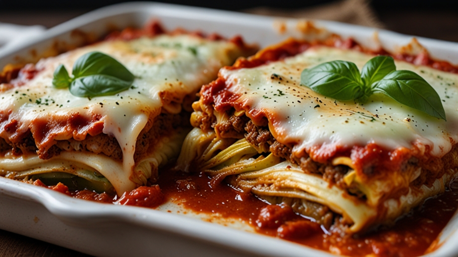 Keto Beef and Cheese Zucchini Lasagna Recipe