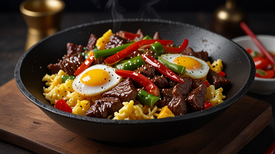 Keto Beef and Egg Stir Fry Keto Beef and Egg Stir Fry