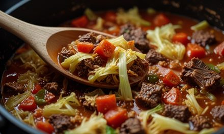 Keto Cabbage and Beef Soup Recipe