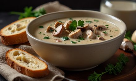 Keto Chicken and Mushroom Soup Recipe