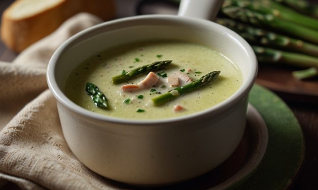 Keto Creamy Asparagus Soup Recipe