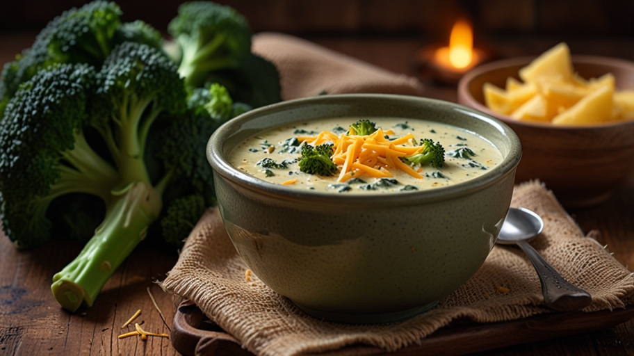 Keto Creamy Broccoli Cheddar Soup Recipes