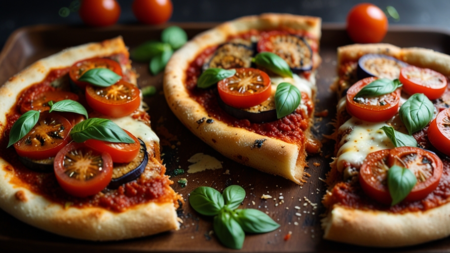 Keto Eggplant Parmesan Pizza