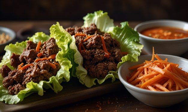 Keto Ground Beef Lettuce Wraps Recipe