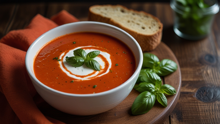 Keto Roasted Red Pepper Soup Recipe