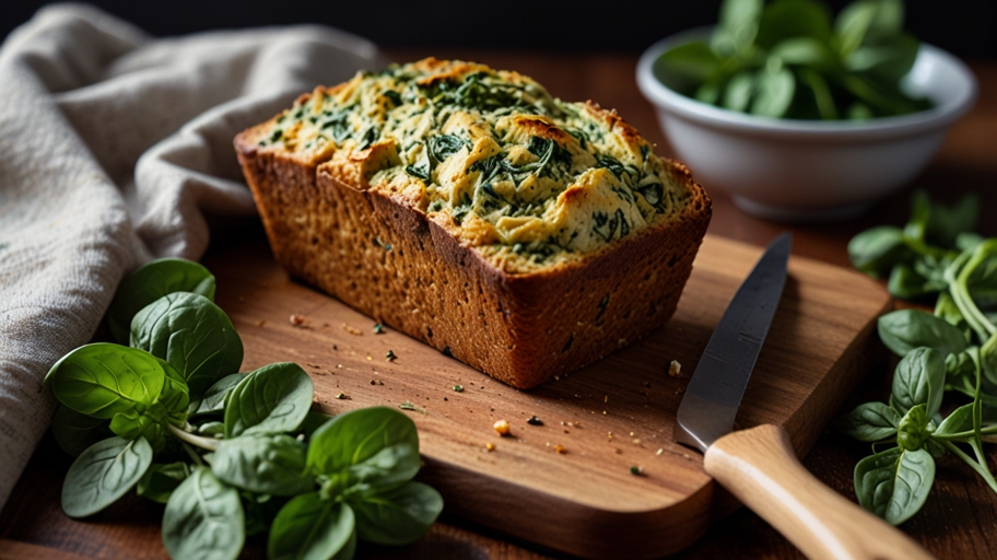 Keto Spinach and Herb Bread Recipe 2 Keto Spinach and Herb Bread Recipe 2