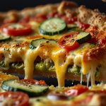 Keto Zucchini Crust Veggie Pizza