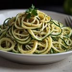 Keto Zucchini Noodles with Garlic Parmesan Recipe