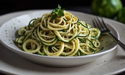 Keto Zucchini Noodles with Garlic Parmesan Recipe