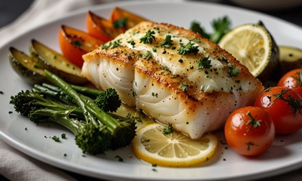 Keto Baked Cod with Garlic Herb Butter Recipe