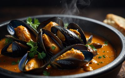 Keto Mussels in Thai Coconut Curry Recipe