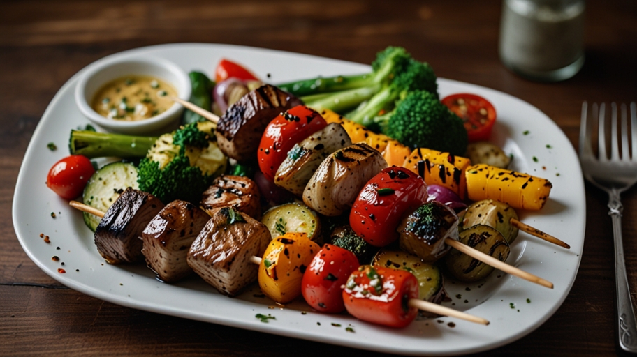 Keto Swordfish Skewers Recipe